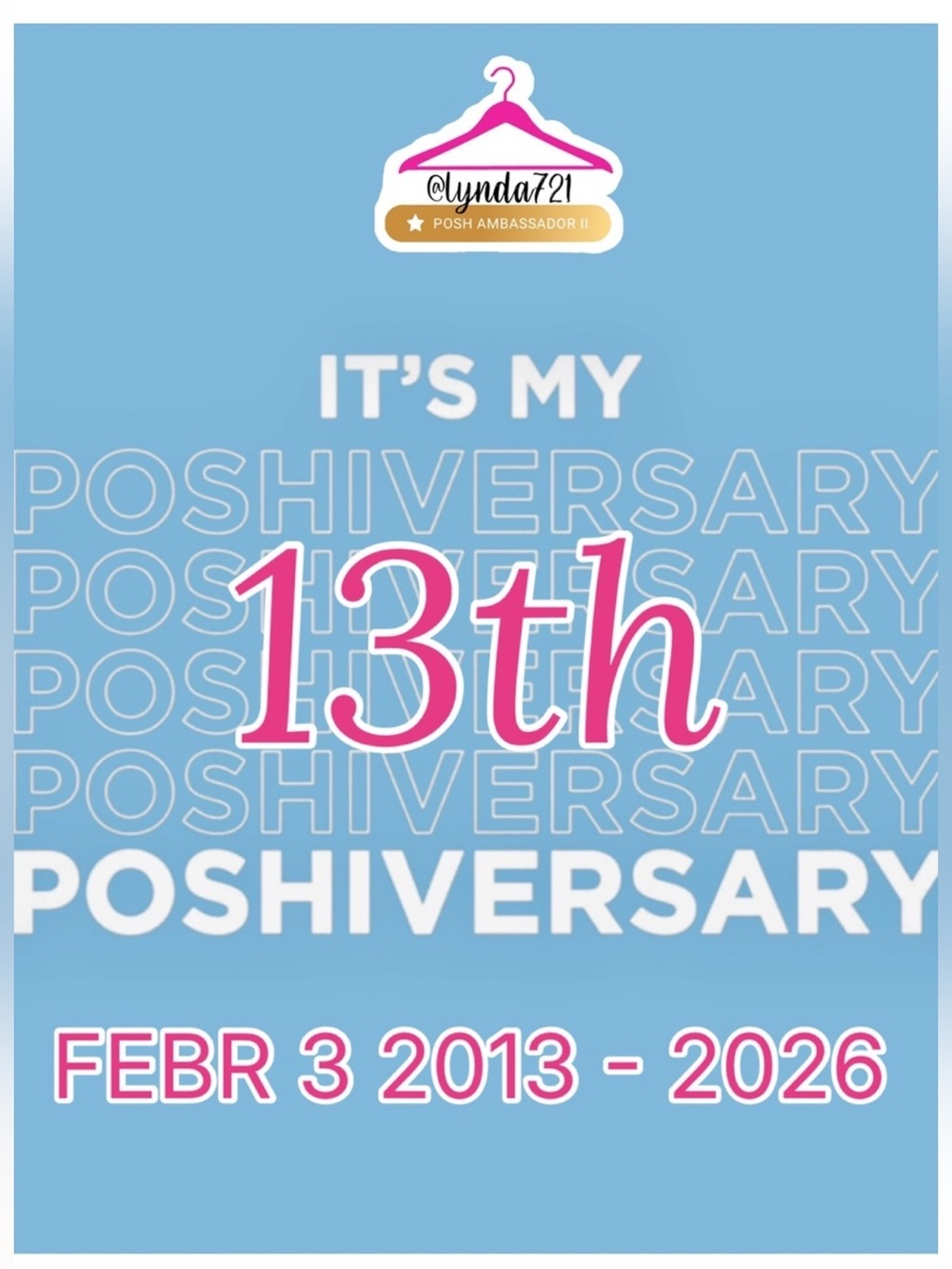 13 YRS ON POSHMARK - 2/3/26💗